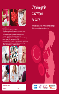 Preventing Clots in Pregnancy – Polish translation