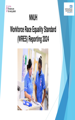 Workforce Race Equality Standard  WRES  Report  2024