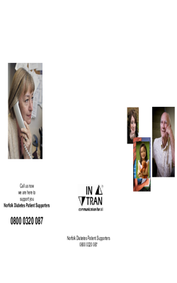 Norfolk Diabetes Patient Supporters  v3