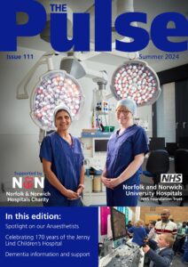 Front page of the summer edition of the NNUH Pulse