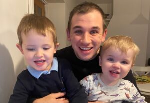 Jamie with his two boys
