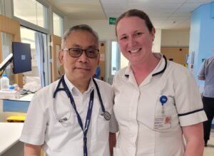 Dr Chit Hmu and Rebecca Rayner
