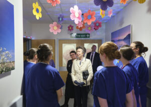 The Princess Royal meets maternity staff