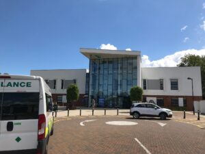Cromer Hospital entrance
