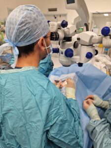 Mr Sherry Khan performing PGI surgery
