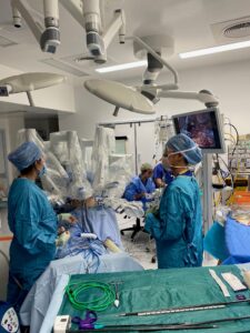 robotic surgery taking place at NNUH