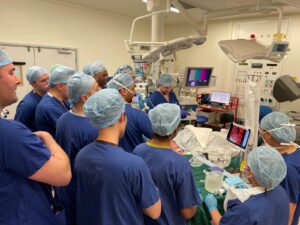 Vascular team in theatres