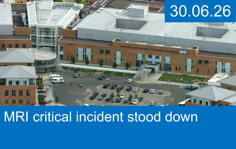 NNUH MRO critical incident stood down