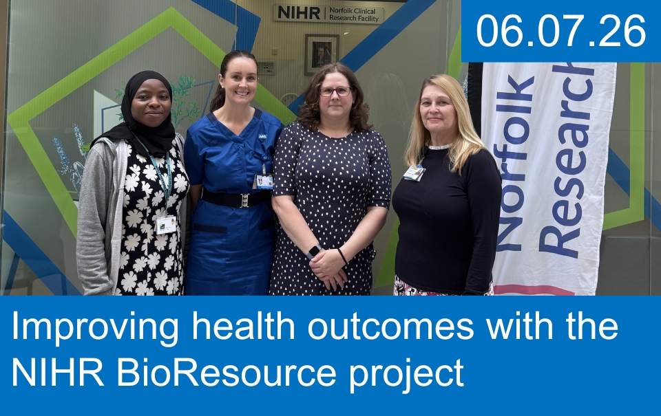 Improving health outcomes with the NIHR BioResource project