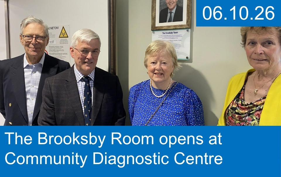 The Brooksby Room opens at Community Diagnostic Centre